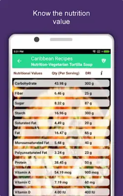 Caribbean Recipe Jamaican Food android App screenshot 1